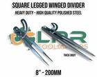 Winged Dividers 200mm /8" - Heavy Duty Square Legged (Polished Gauge Steel)