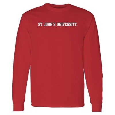 St John's University Red Storm Basic Block Long Sleeve T-Shirt - Red - Image 1 of 4