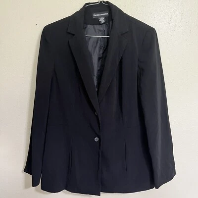 Norton Mcnaughton Black Women’s Size 8 Blazer With Pockets - Image 1 of 4