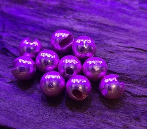 Cuentas ranuradas de tungsteno UV 10 piezas perlas de tungsteno, plantilla de ninfa, ninfas euro - Imagen 1 de 12