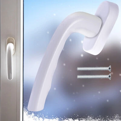 ID DINKEL FENSTERGRIFF Griffolive Fenstergriffe Fensterolive MASSIV Aluminium Set WEISS