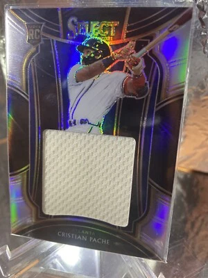 2021 Select Rookie Jumbo Swatches “Silver” Prizm (#/250) - Cristian Pache - Image 1 of 2