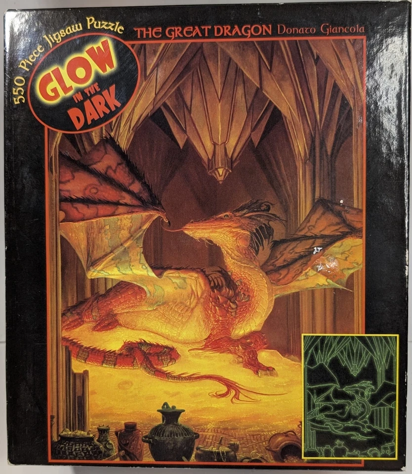 Ceaco Glow in The Dark 550 Piece Jigsaw Puzzle Kindred Spirits 24" X 18" 12 & up