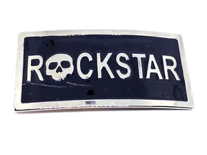 Gürtelschnalle rot Bitch Metall Retro Vintage berühmte Marke Stile Hip Hop Rap Rock - Bild 1 von 13