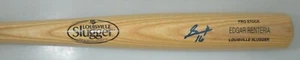 Martlins EDGAR RENTERIA Signed Louisvill Slugger Engraved Blonde Bat Giants AUTO - Picture 1 of 2
