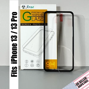 Protectores de Pantalla para iPhone 13/13 Pro - 3x HD Cristal Transparente con Guía de Marco | ARAE - Imagen 1 de 8
