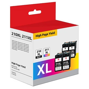 Lotto inchiostro PG-210XL CL-211XL compatibile per Canon 210 211 PIXMA MP280 480 490 495 - Foto 1 di 9