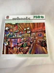 Master Pieces Wheels Linda Berman  750 Piece Jigsaw Puzzle 24x18 VG Complete - Picture 1 of 7