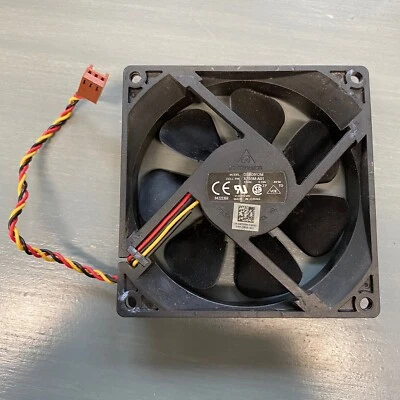 Desktop Computer Fan DSB0912M 3-PIN Connector 6" cord 12v DC 0.19a 92mm x 25mm - Image 1 of 4