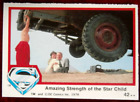 SUPERMAN - Card #42 - Amazing Strength of Starchild - Topps UK 1st Series - 1978