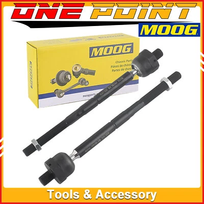 2X MOOG Front Inner Tie Rod End Links For 2007-2016 Ford Expedition 09-16 F-150 - Image 1 of 4