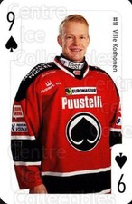 2016-17 Finnish Porin Assat Playing Card #34 Ville Korhonen