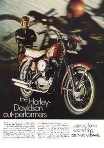 1969 HARLEY-DAVIDSON SPORTSTER Original Color Motorcycle Ad - Picture 1 of 1