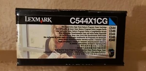 New Lexmark C544X1CG Cyan Extra High Yield Return Program Toner - Picture 1 of 6