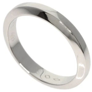 CARTIER  Classic Wedding Band #48 Ring Platinum PT950  Ladies [Used] - Picture 1 of 8