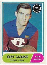 1969 Scanlens (7) Gary LAZARUS Fitzroy ::/