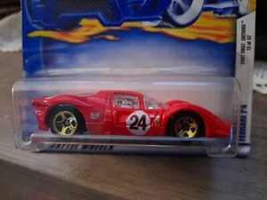 2002 Hot Wheels Ferrari P4 Red #025 - Picture 1 of 2