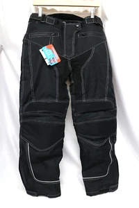 WOMENS WATERPROOF CORDURA MOTORCYCLE ARMOUR TROUSERS L - Picture 1 of 4
