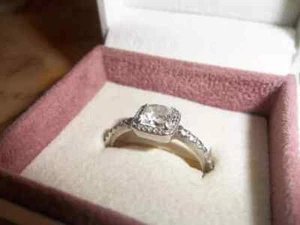 Genuine Pandora Timeless Elegance Silver CZ Halo Ring 190947CZ - Size 58 - Picture 1 of 2