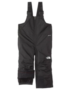 The North Face Little Boy's 6 Freedom Insulated Heavyweight Snow Ski Bib Black - Picture 1 of 14