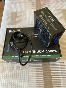 fuente de alimentacion pc modular Kolink continuum 1500W 80 Plus Platinum - Imagen 1 de 1