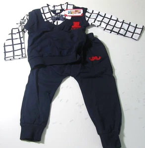 PATPAT TODDLER BOYS 2 PC COLLARED TOP & PANTS ELEGANT SET 9-12 MONTHS NWT!!! - Picture 1 of 6