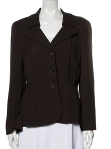 Size 8 - NEW Lafayette 148 Brown Blazer. Retail: $675. Pristine - Picture 1 of 3