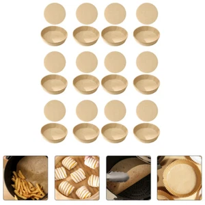 80 Pcs Air Friteuse Runde Liner Küche Dampfenden Papier Öl Beweis Backen Papier - Bild 1 von 12