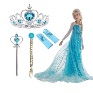 Las mejores ofertas en Vestidos de Elsa Azul para Niñas | eBay
