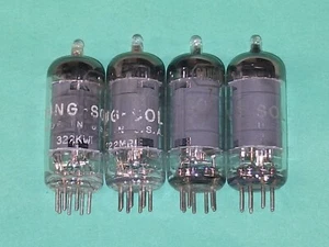 6AU6 A - AUDIO GUITAR AMPLIFIER HAM RADIO TV tube - lot of 4 - Picture 1 of 1
