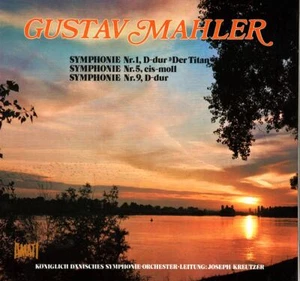 5LP Box MAHLER Symphonies 1, 5, 9 KREUTZER Royal Danish SO PSEUDONYMS Read Desc. - Picture 1 of 2