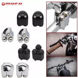 2x Interruptor momentáneo de control manual de 3 botones para motocicleta para barras de 7/8" o 1"" - Imagen 1 de 19