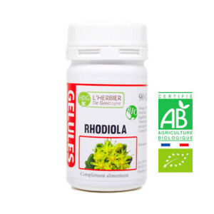 Rhodiola Rosea bio | 90 gélules végétales | Énergie & Tonus | Stress | Fatigue