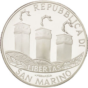 [#91551] San Marino, 10 Euro, 2002, SPL+, Argent, KM:449