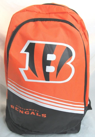 NFL Cincinnati Bengals 2015 Stripe Core Logo Backpack by Forever Collectible Cover