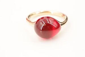 Pomellato Ring Rouge Passion 18 K Rosegold synt. Rubin Gewicht 7,08 g Ø 16,5 mm