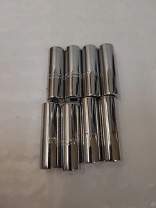 Lot Of 8 PROTO 4714LT Socket, Steel, Chrome, 7/16 in - Picture 1 of 6