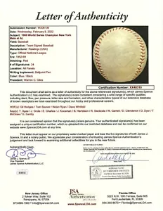 1969 NY METS SIGNED AUTO AUTOGRAPH BASEBALL NOLAN RYAN SEAVER GIL HODGES JSA/DNA - Picture 1 of 8