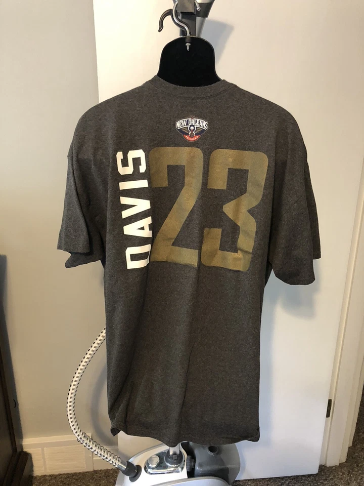 Camiseta para hombre NBA Majestic NEW ORLEANS PELICANS ANTHONY DAVIS 2xl carbón Foto 1 de 4