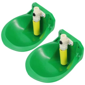  2 Pcs Sheep Drinking Bowl Baby Lamb Fountain Automatic Goat Waterer - Picture 1 of 12