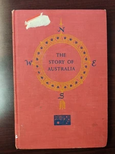 VINTAGE 1960 The Story of Australia Landmark World History Day MCM Red HC no DJ - Imagen 1 de 21