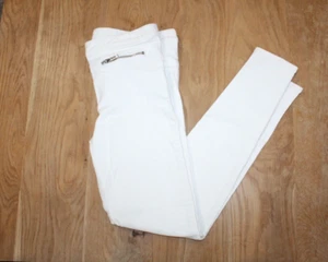 VERONICA BEARD White Skinny Jeans Ankle Fit Front Zipper Pockets Stretch 4 EUC - Picture 1 of 7