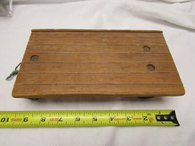 CUSTOM HANDMADE FARM TRACTOR ATTACHMENT TOY WAGON FLAT CART HAY HAULER - Image 1 of 3