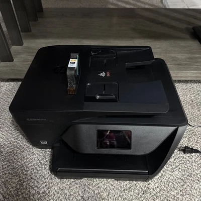 HP OfficeJet 6958 Color Inkjet All-in-One Print Scan Copy Tested - Image 1 of 4
