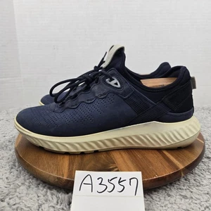 Sneakers Ecco Uomo 43 St.1 Lite Night Sky Navy Nubuck Casual Comfort Lifestyle - Foto 1 di 13
