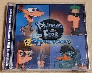Phineas and Ferb: Across The 1st and 2nd Dimensions (CD, 2011, Walt Disney) - Picture 1 of 5