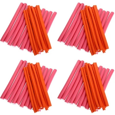  Set di 4 avvolgitori per capelli per capelli corti arricciacapelli donna - Immagine 1 di 4