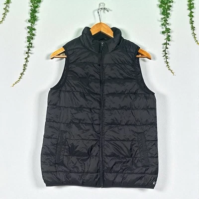 Xersion Chaleco Mujer’s M Negro Embalable Puffer Acolchado Ligero Cremallera Chaqueta Foto 1 de 3