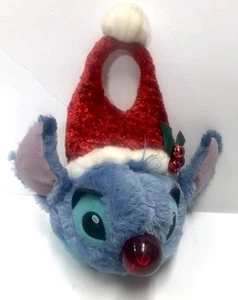 Disney Christmas Stitch Plush Door Hanger Holiday Decor READ - Picture 1 of 8