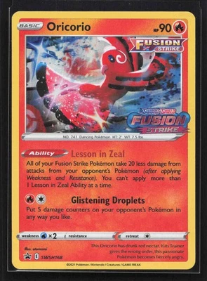 Oricorio -  (Prerelease) Promo SWSH: Sword & Shield Promo Cards SWSH168 NM - Image 1 of 2